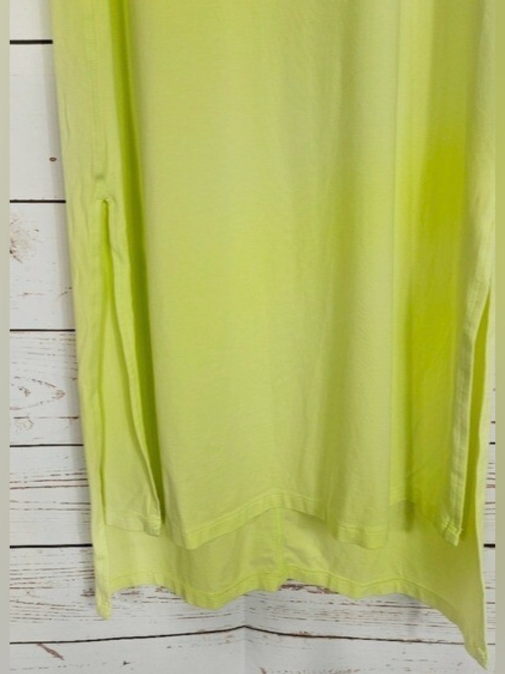 Lululemon All Yours Crispin Green Neon Yellow Sleeveless
Maxi Tank Dress NWOT - Picture 3 of 7